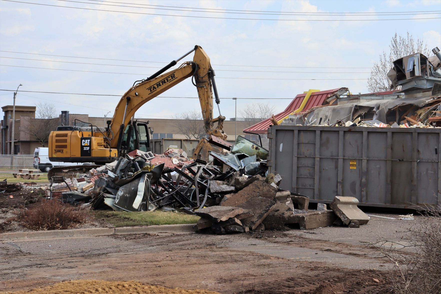 Chippewa Falls McDonald's Demolition